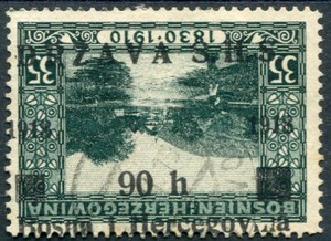 1918 OVERPRINTS ON BOSNIA (018997)