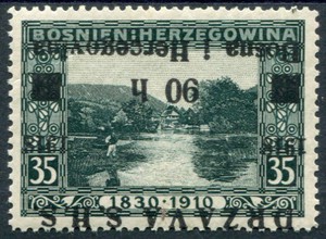 1918 OVERPRINTS ON BOSNIA (019012)