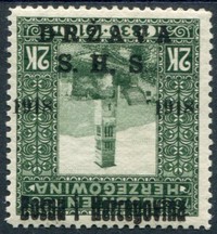 Buy Online - 1918 OVERPRINTS ON BOSNIA (019013)