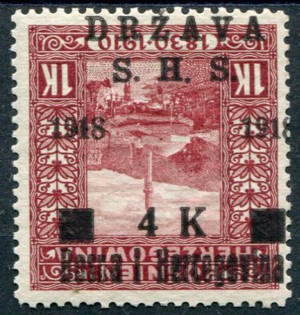 1918 OVERPRINTS ON BOSNIA (019016)