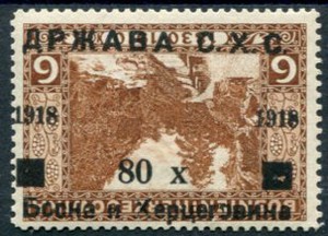 1918 OVERPRINTS ON BOSNIA (019067)