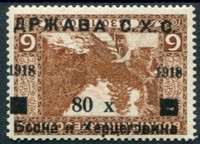 Buy Online - 1918 OVERPRINTS ON BOSNIA (019067)