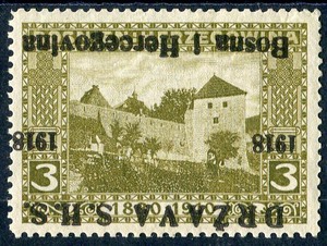1918 OVERPRINTS ON BOSNIA (025047)
